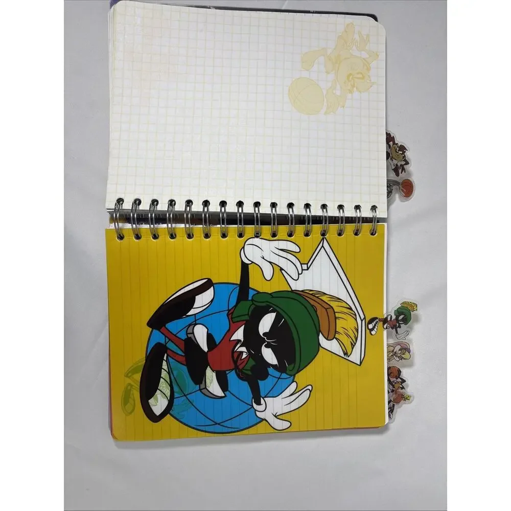 Space Jam Spiral Notebook Journal Tabbed Dividers FREE SHIPPING